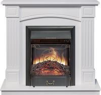 Каминокомплект Boston - Белый (Высота 925см) с очагом Majestic FX Black