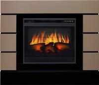 Каминокомплект Lindos - Beige Grey с очагом Vision 23 EF LED 3D FX