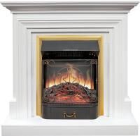 Каминокомплект Bradford - Белый с очагом Majestic FX Brass