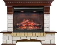 Каминокомплект Pierre Luxe - Темный дуб / Белый с очагом Symphony 26'' DF2608-INT