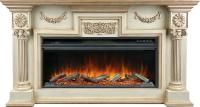 Каминокомплект London - Слоновая кость с патиной (Ширина 1490 мм)  с очагом Vision 42 LOG LED