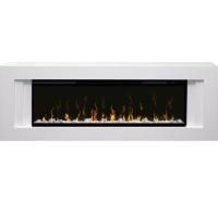 Каминокомплект Line - Белый с очагом Ignite XLF50