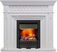 Каминокомплект Alexandria - Белый дуб с очагом Danville Black FB2