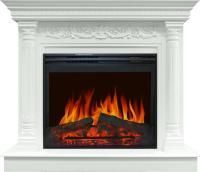 Каминокомплект Sicilia - Белый с очагом Jupiter FX New