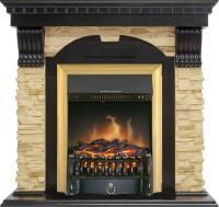 Каминокомплект Dublin - Венге / Сланец с очагом Fobos FX Brass