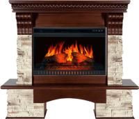 Каминокомплект Aberdeen - Темный дуб с очагом Vision 26 EF LED FX