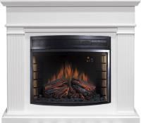 Каминокомплект Adagio - Белый с очагом Dioramic 28 LED FX