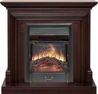 Каминокомплект Bradford - Темный дуб с очагом Majestic FX Black