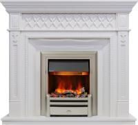 Каминокомплект Alexandria - Белый дуб с очагом Chesford
