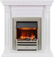 Каминокомплект Orlean - Белый дуб с очагом Chesford