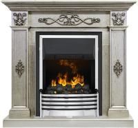 Каминокомплект Derby - Old silver с очагом Flagstaff