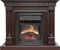 Каминокомплект Dallas - Темный дуб с очагом Majestic FX Black
