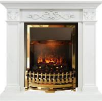 Каминокомплект Verona - Белый дуб с очагом Atherton
