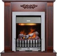 Каминокомплект Lumsden - Махагон коричневый антик с очагом Danville Chrome FB2