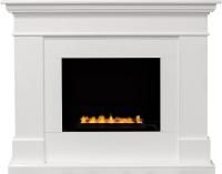 Каминокомплект California - Белый (Глубина 380) с очагом Cassette 400 LNH-INT PS (без дров)