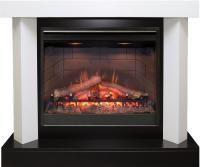 Каминокомплект Vancouver - Фактурный белый с очагом Symphony 26'' DF2608-INT