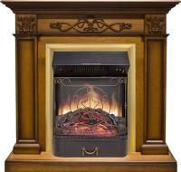 Каминокомплект Verona - Дуб антик с очагом Majestic FX M Brass