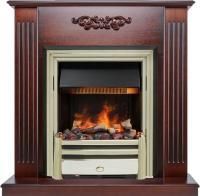 Каминокомплект Lumsden - Махагон коричневый антик с очагом Cavendish