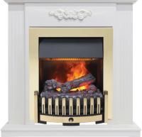 Каминокомплект Lumsden - Белый дуб с очагом Danville Brass FB2