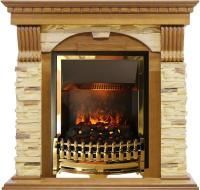 Каминокомплект Dublin -  Дуб / Сланец с очагом Atherton
