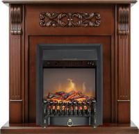 Каминокомплект Venice - Махагон коричневый антик с очагом Fobos FX M Black