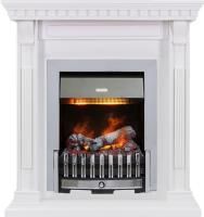 Каминокомплект Orlean - Белый дуб с очагом Danville Chrome FB2