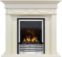 Каминокомплект Corfu - Слоновая кость с очагом Flagstaff