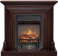 Каминокомплект Bradford - Темный дуб с очагом Fobos FX M Black