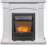 Каминокомплект Boston - Белый (Высота 925см) с очагом Aspen Black