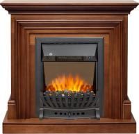 Каминокомплект Bradford - Орех с очагом Aspen Black