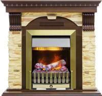 Каминокомплект Dublin - Темный дуб / Сланец с очагом Danville Antique Brass FB2