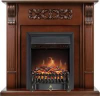 Каминокомплект Venice - Махагон коричневый антик с очагом Fobos FX Black