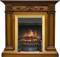 Каминокомплект Verona - Дуб антик с очагом Fobos FX Brass