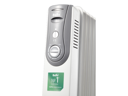 Масляный радиатор Ballu Level BOH/LV-09 2000 интернет-магазина ТМ-Климат