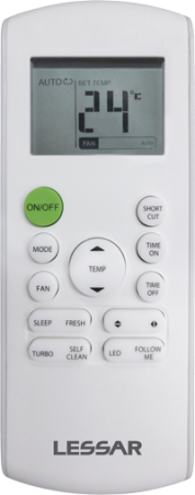 Инверторный кондиционер Lessar LS-HE07KRA2B/LU-HE07KRA2B интернет-магазина ТМ-Климат