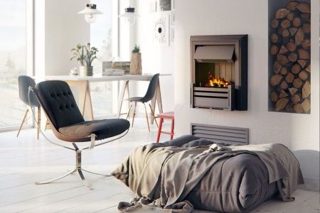 Очаг Brookline Black интернет-магазина ТМ-Климат